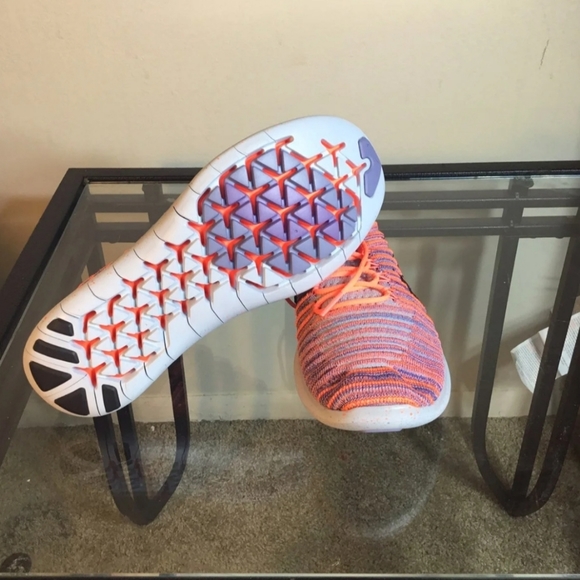 wmns nike free rn motion flyknit ...purple-wolf - Picture 3 of 4